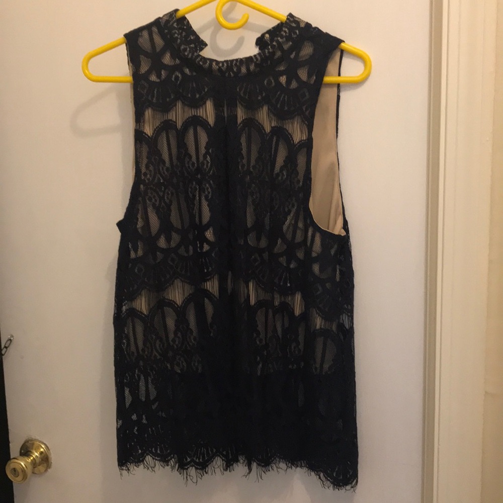 Lace tank top